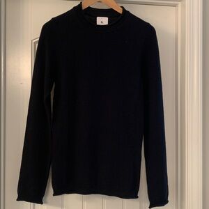 NWT Goop Cashmere Minimalist Sweater in Navy